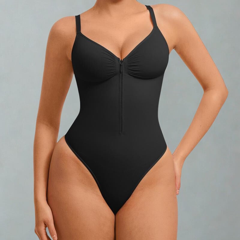 Sculpt Series Zip Front Bodysuit