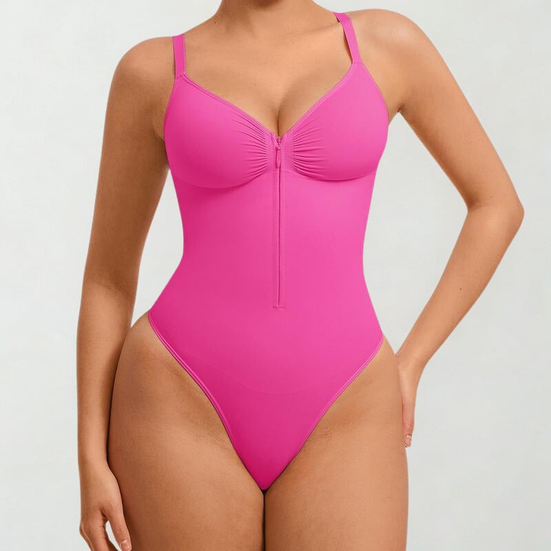 Sculpt Series Zip Front Bodysuit