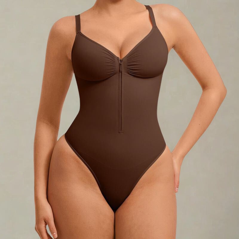 Sculpt Series Zip Front Bodysuit