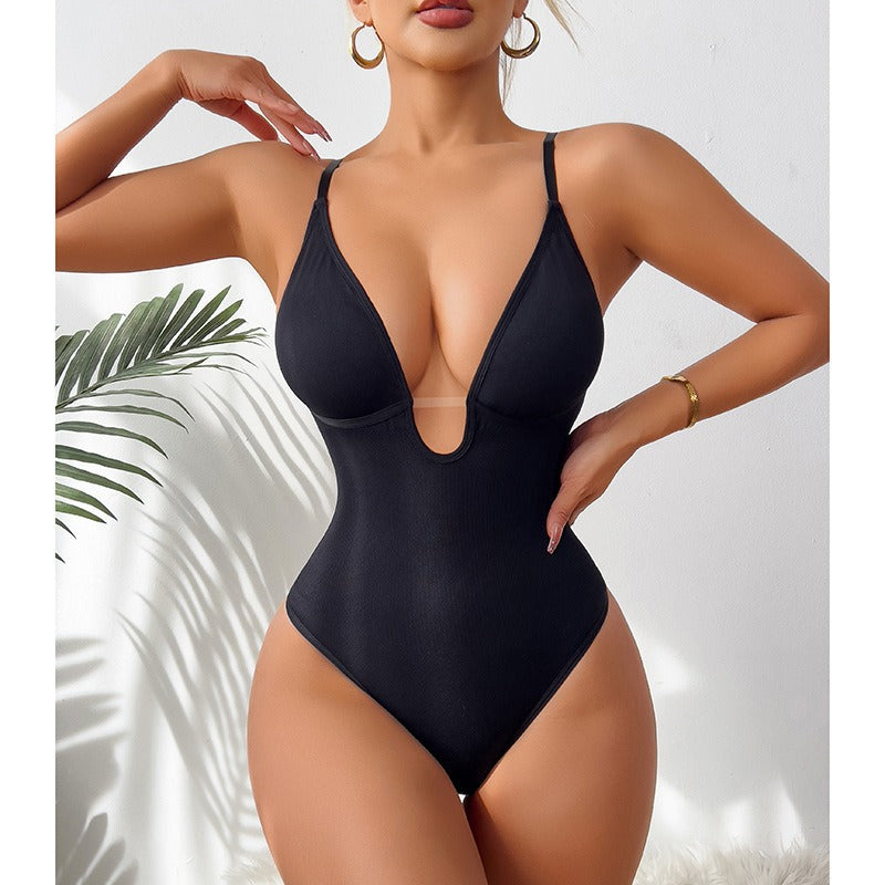 Sculpt Series Plunge Bodysuit