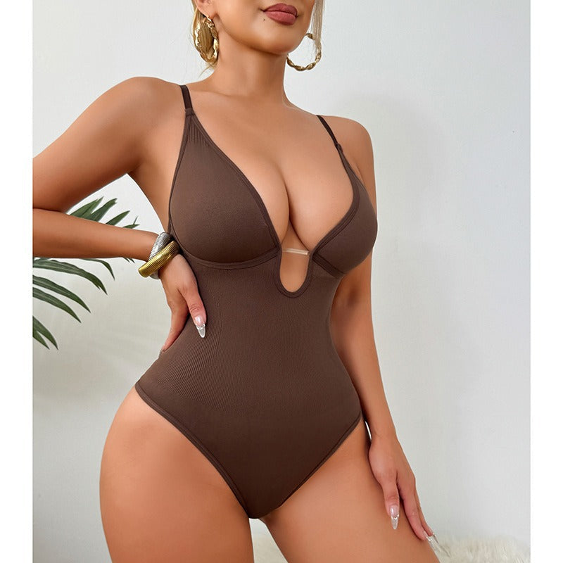 Tief ausgeschnittener Bodysuit der Sulpt-Serie