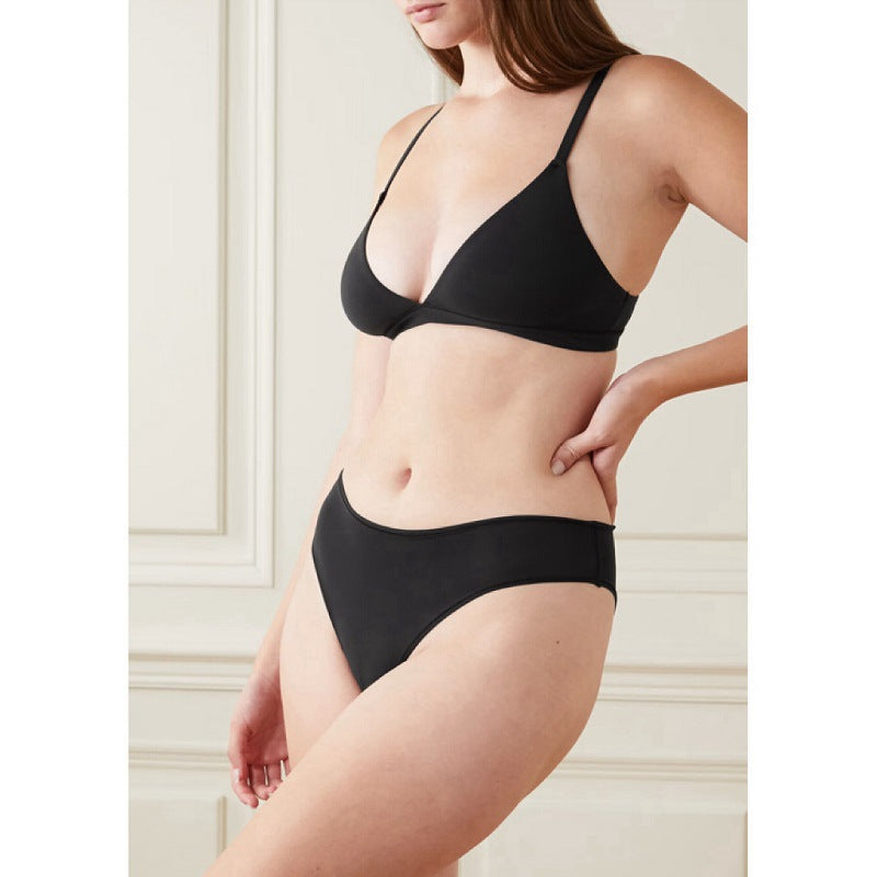 Seamless Soft Triangle Bra Set