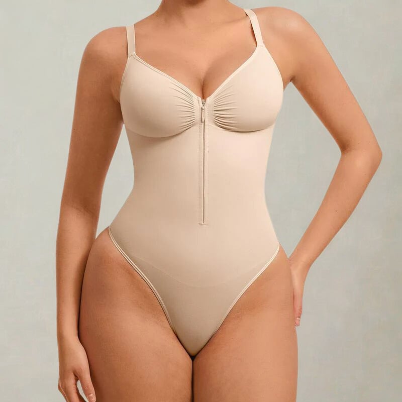 Sculpt Series Zip Front Bodysuit