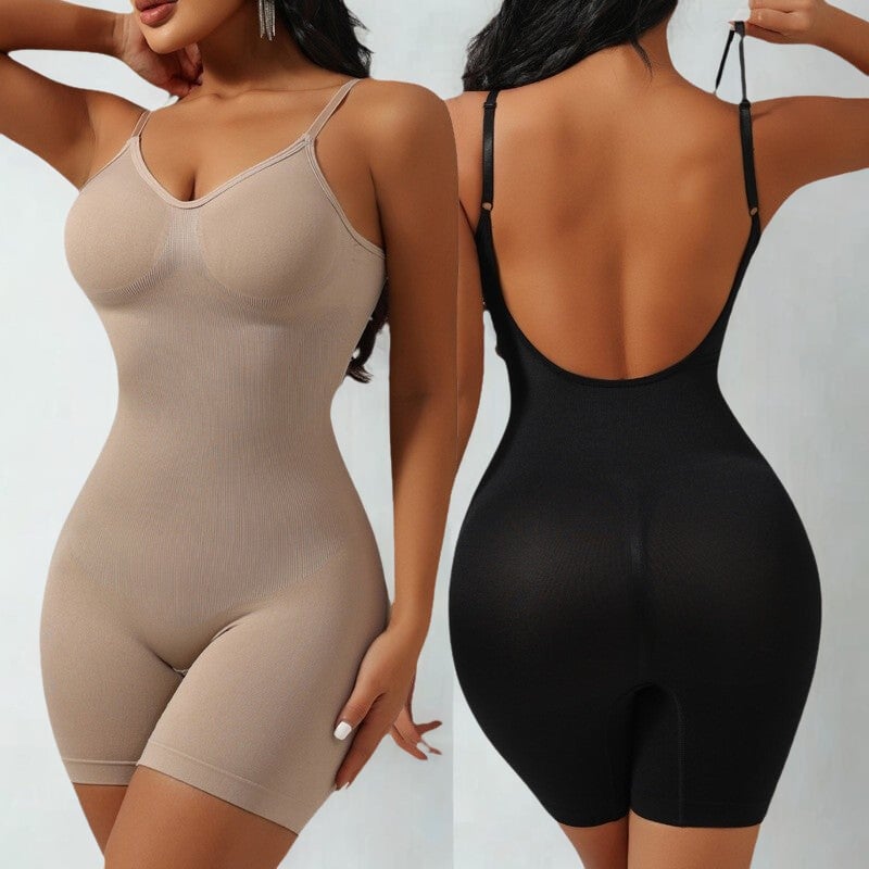 Sculpt Series Open Back Bodysuit