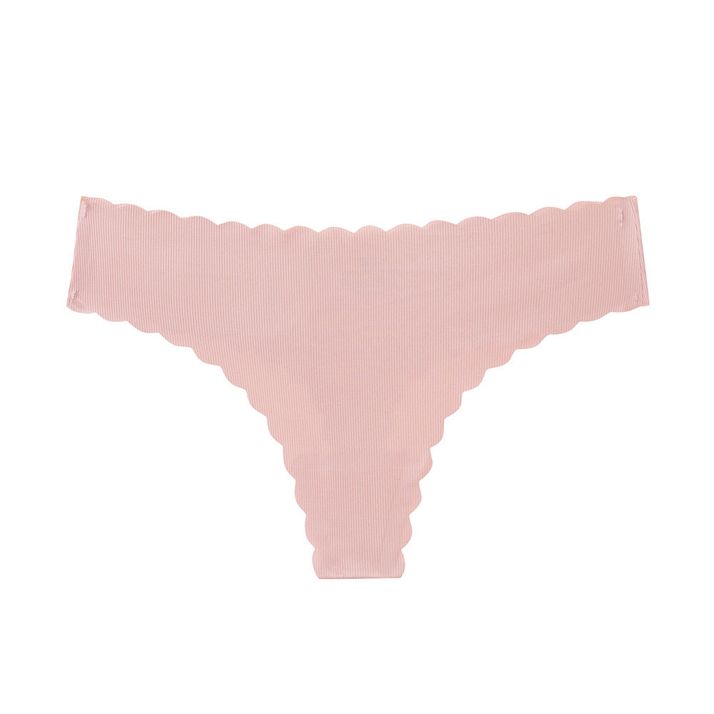 Scallop Seamless Thong